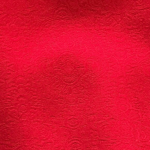 Laura Scott.  Fitted Red Damask Dress - Picture 8 of 8